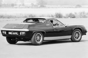 New Lotus sports car, 6th September 1972. Registration plate HNG 669L New Lotus sports car, 6th September 1972. Registration plate HNG 669L