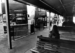 New Strand bus depot, Bootle. 30th September 1976 New Strand bus depot, Bootle. 30th September 1976