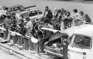 The Newcastle Big Band plays in the car park at the University Theatre October 14 The Newcastle Big Band plays in the car park at the University Theatre October 14