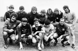 Newcastle United 1982. Togetherness, Newcastle United kids and big names Newcastle United 1982. Togetherness, Newcastle United kids and big names