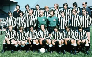 Newcastle United FC July 1972 Back Row; Burtonshaw, Gibb, Young, Reid, Howard Newcastle United FC July 1972 Back Row; Burtonshaw, Gibb, Young, Reid, Howard