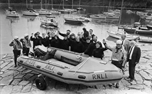 A newlife-saver made a splash at its official launch in West Wales yesterday A newlife-saver made a splash at its official launch in West Wales yesterday