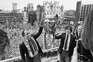 Newly crowned European champions Aston Villa, parade the European Champions Cup trophy to Newly crowned European champions Aston Villa, parade the European Champions Cup trophy to
