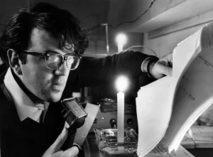News by candlelight, and battery power. Radio Durham news reader John Pickles had to rig News by candlelight, and battery power. Radio Durham news reader John Pickles had to rig