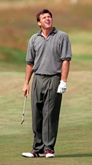 Nick Faldo at the Open Golf Championship Troon July 1997 Nick Faldo at the Open Golf Championship Troon July 1997