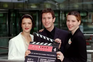 Nick Moran Actor October 98 With actress Kate Beckinsale Nick Moran Actor October 98 With actress Kate Beckinsale
