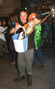 Nigel Kennedy Classical Musician arriving at the Premiere of the new Bob Hoskins film in Nigel Kennedy Classical Musician arriving at the Premiere of the new Bob Hoskins film in