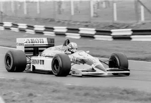 NIGEL MANSELL, BRITISH FORMULA ONE RACING DRIVER F1 AT BRANDS HATCH - 12/07/1986 NIGEL MANSELL, BRITISH FORMULA ONE RACING DRIVER F1 AT BRANDS HATCH - 12/07/1986