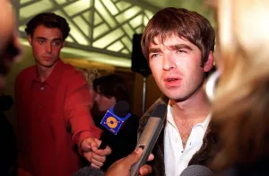 Noel Gallagher lead singer of the pop group Oasis arriving for the Mercury awards in Noel Gallagher lead singer of the pop group Oasis arriving for the Mercury awards in