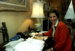 Norma Major wife of the prime minister John Major seen here in 10 Downing Street Norma Major wife of the prime minister John Major seen here in 10 Downing Street