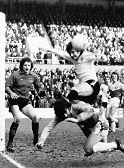 Norman Hunter of Bristol City clears the ball away from West Ham' Norman Hunter of Bristol City clears the ball away from West Ham'