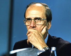 Norman Tebbit Conservative MP At Conservative Press Conference Dbase Norman Tebbit Conservative MP At Conservative Press Conference Dbase