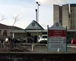 North Hants Hospital where Tony Blair visited on 16th February 1999 North Hants Hospital where Tony Blair visited on 16th February 1999
