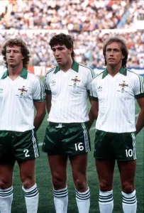 Northern Ireland v Yugoslavia June 1982 1982 Football World Cup in Spain Northern Ireland v Yugoslavia June 1982 1982 Football World Cup in Spain