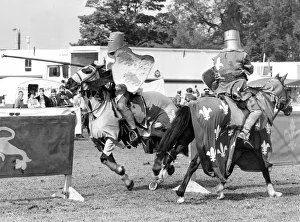 The Nottingham Jousting Association members in combat at the Cramlington Show in June The Nottingham Jousting Association members in combat at the Cramlington Show in June