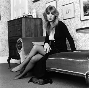 Novelist Jilly Cooper pictured at home in Putney. 1st December 1978 Novelist Jilly Cooper pictured at home in Putney. 1st December 1978