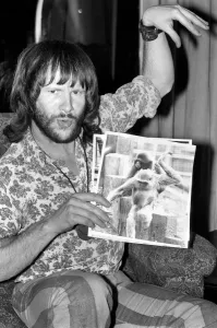 Bill Oddie seen here at home with his daughters. Oddie is a member of the Goodies Bill Oddie seen here at home with his daughters. Oddie is a member of the Goodies
