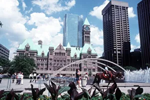 The old city hall in central Toronto in Ontario Canada The old city hall in central Toronto in Ontario Canada