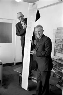 Old Men/Humour: Ken Hord and Fred Wills. February 1975 75-01028-001 Old Men/Humour: Ken Hord and Fred Wills. February 1975 75-01028-001