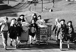 Any old paper? That's the chant of this band of Brownies in the Northumberland Any old paper? That's the chant of this band of Brownies in the Northumberland