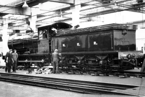 An old steam engine from the North Yorkshire Moors Railways at the Teeside Rail Ehibition An old steam engine from the North Yorkshire Moors Railways at the Teeside Rail Ehibition