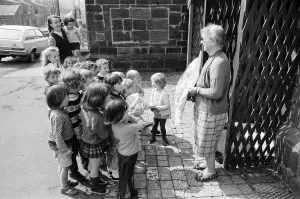 Oldest resident of Skinningrove village in North Yorkshire, England Oldest resident of Skinningrove village in North Yorkshire, England