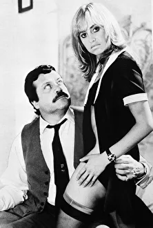 Oliver Reed Film Actor with Sexy Susan George in Venom October 1980 Oliver Reed Film Actor with Sexy Susan George in Venom October 1980