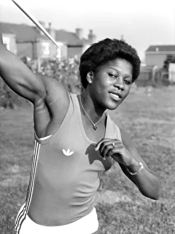 Olympic and Commonwealth Javelin thrower Tessa Sanderson of Wednesfield, Staffs Olympic and Commonwealth Javelin thrower Tessa Sanderson of Wednesfield, Staffs