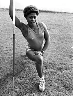Olympic and Commonwealth Javelin thrower Tessa Sanderson of Wednesfield, Staffs Olympic and Commonwealth Javelin thrower Tessa Sanderson of Wednesfield, Staffs