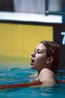 Olympic Games July 1980 Moscow Sharron Davies Swimmer Olympic Games July 1980 Moscow Sharron Davies Swimmer