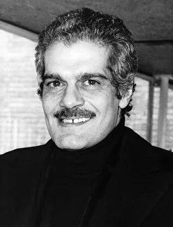 Omar Sharif Actor at London heathrow airport after flying in from Paris to play the part Omar Sharif Actor at London heathrow airport after flying in from Paris to play the part