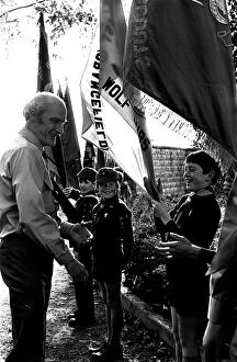 Images Dated 18th October 1980: Opening Of Adnavally Scout Centre in Belfast, October 1980 Lord Baden-Powell