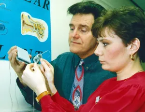 After opening a new unit for the heard of hearing at North Riding Infirmary After opening a new unit for the heard of hearing at North Riding Infirmary
