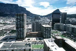 Overview of Central Cape Town in South Africa Overview of Central Cape Town in South Africa