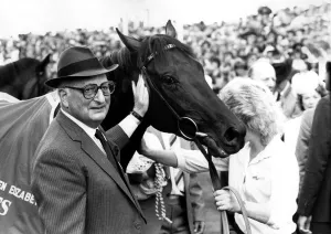 Owner Mr. Freedman with Reference Point after winning the Queen Elizabeth stakes Owner Mr. Freedman with Reference Point after winning the Queen Elizabeth stakes
