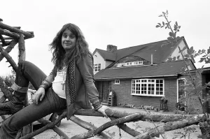Ozzy Osbourne singer with the Heavy Metal band Black Sabbath seen here at home in his Ozzy Osbourne singer with the Heavy Metal band Black Sabbath seen here at home in his