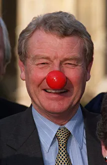 Paddy Ashdown MP March 1999 wearing Red Nose in Westminster in aid of the comedy Paddy Ashdown MP March 1999 wearing Red Nose in Westminster in aid of the comedy