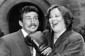 Pam Ferris actress with Barry McGuigan stars in Darling Buds of May Pam Ferris actress with Barry McGuigan stars in Darling Buds of May