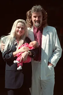Pamela Stephenson and Billy Connolly pictured leaving hospital with new born baby Pamela Stephenson and Billy Connolly pictured leaving hospital with new born baby