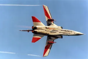 A Panavia Tornado F3, twin-engine, variable-sweep wing combat aircraft A Panavia Tornado F3, twin-engine, variable-sweep wing combat aircraft