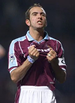 Paolo Di Canio Nov 1999 celebrates scoring during the match between West Ham United v Paolo Di Canio Nov 1999 celebrates scoring during the match between West Ham United v