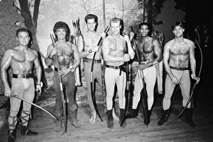 Participants in the Daily Mirror Muscle Man Contest at London nightclub The Hippodrome Participants in the Daily Mirror Muscle Man Contest at London nightclub The Hippodrome