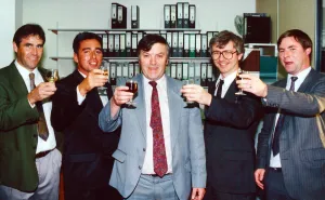 Partners at Baker Mallett Chartered Surveyors toast 35 years on Teesside Partners at Baker Mallett Chartered Surveyors toast 35 years on Teesside