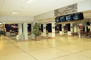 The passenger concourse at Teesside Airport 17th November 1997 The passenger concourse at Teesside Airport 17th November 1997