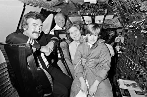 Passengers on a trip on Concorde. 2nd April 1986 Passengers on a trip on Concorde. 2nd April 1986
