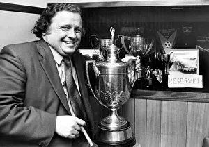 Past Alvechurch glories are reflected in the Lye Meadow trophy cupboard as Chairman Don Past Alvechurch glories are reflected in the Lye Meadow trophy cupboard as Chairman Don
