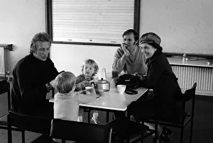 Pat Crerand and Denis Law with Mrs OFarrell June 1971 wife of Frank OFarrell Pat Crerand and Denis Law with Mrs OFarrell June 1971 wife of Frank OFarrell