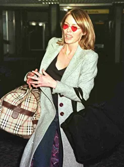 Patsy Kensit actress wife of Liam Gallagher leaving Heathrow for Los Angeles Patsy Kensit actress wife of Liam Gallagher leaving Heathrow for Los Angeles