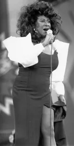 Patti Labelle pop singer at Mandela Day concert 1990 Wembley Stadium Patti Labelle pop singer at Mandela Day concert 1990 Wembley Stadium