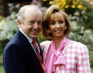 Paul Daniels Comedian TV Presenter Magician with his wife Debbie McGee November Paul Daniels Comedian TV Presenter Magician with his wife Debbie McGee November